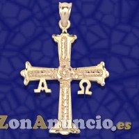 MEDALLA Y CRUZ VIRGEN DE COVADONGA EN ORO Y EN PLATA.